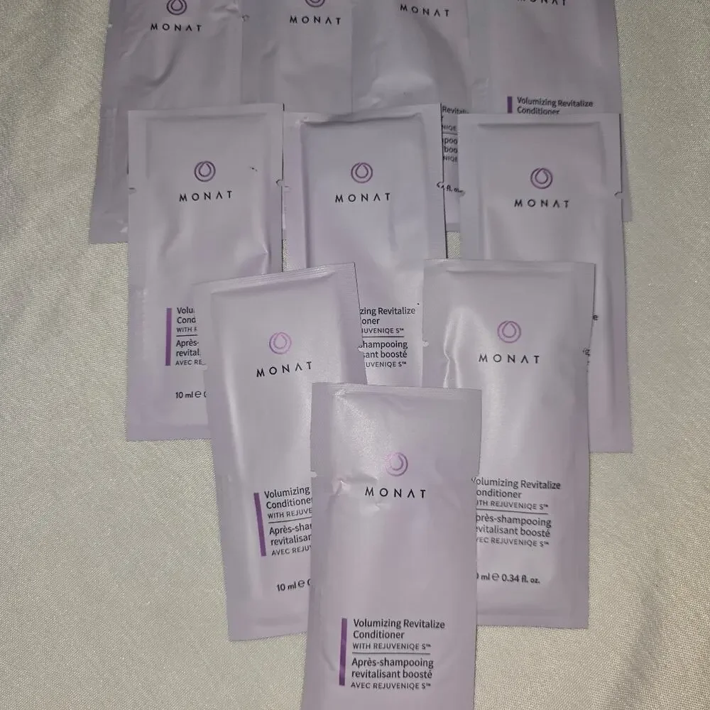Monat Revitalize Volume Conditioner 10 NEW Samples